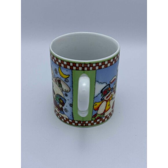 Center Street Design Be Warm Snowman Mug Lori Gardner Coffee Cup with Lid Cover - Picture 2 of 8